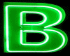 green neon letters