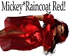 Mickey*raincoat Red