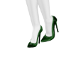810 Heel green Leather