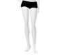 black shorts