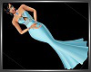 SL Blue Satin Gown