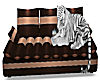 brown stripe tiger couch