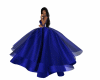 Queen Gown blu