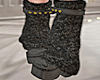 Fluffy Boots Black