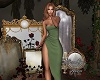 Olive Drape Dress