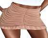 NUDE DRAPED SKIRT