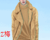 Z梅 brown coat M