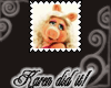 Miss Piggy Muppets Stamp