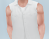 White Sleeveless Shirt