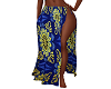 Blue Africa Sarong Skirt
