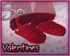 *S Be Mine Slippers Red