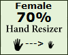 Hand Scaler 70% Female