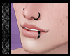 [W] Black Lip Piercing