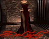 Red Lace  SideSplit Gown