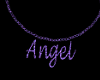 Purple Angel Necklace