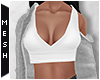 [MESH] Crop and Sweater