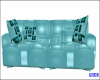 GHDB Teal Kissing  Couch