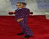 purplestripe3 piece suit