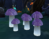Purple Bouncy Mushrooms