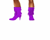 purple fringed boots