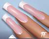 Cutout Pink French Nails