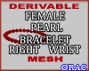 Pearl Bracelet Rght Mesh