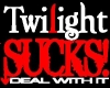 Twilight sucks sticker