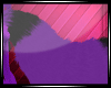 (S) PurpleBlack fox tail