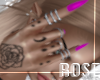Nails Pink + Tatts