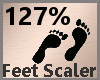Feet Scaler 127% F A