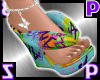Graf Wedge Slippers/B