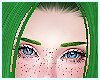 ☾ Warm Green Eyebrows