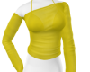*B* Yellow Sheer Blouse