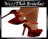 Ruby Red Cheetah Heels