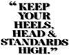 High Heels Quote Decal