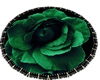 Devys' Green Rose Rug