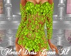 Floral Dress Green Rl