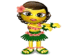animated hula girl