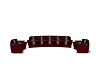 !K.L.S. Red Rose Couch