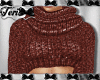 Brown Cowl Neckl Sweater