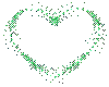 green love heart