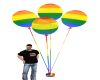 5 pride balloons