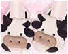 Brown Cow Slippers