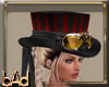Steampunk Red Stripe Hat