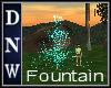 Blue Particle Fountain