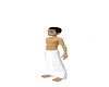 white homey pants