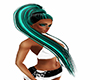 turquise black