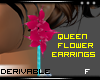 Queen Flower Earring