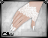 |AK| White Lace Gloves