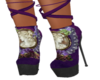 purple victorian boot